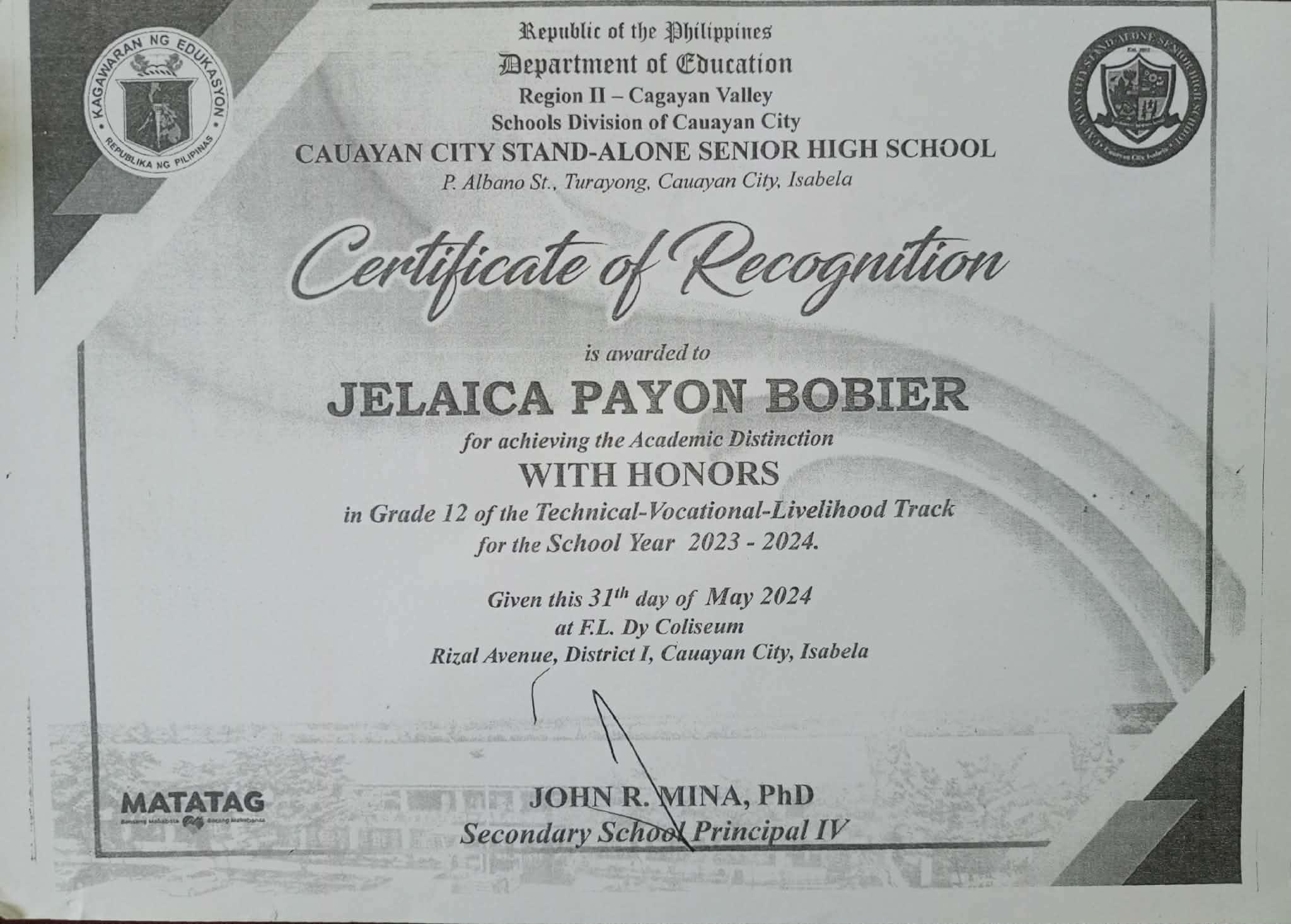 My Award