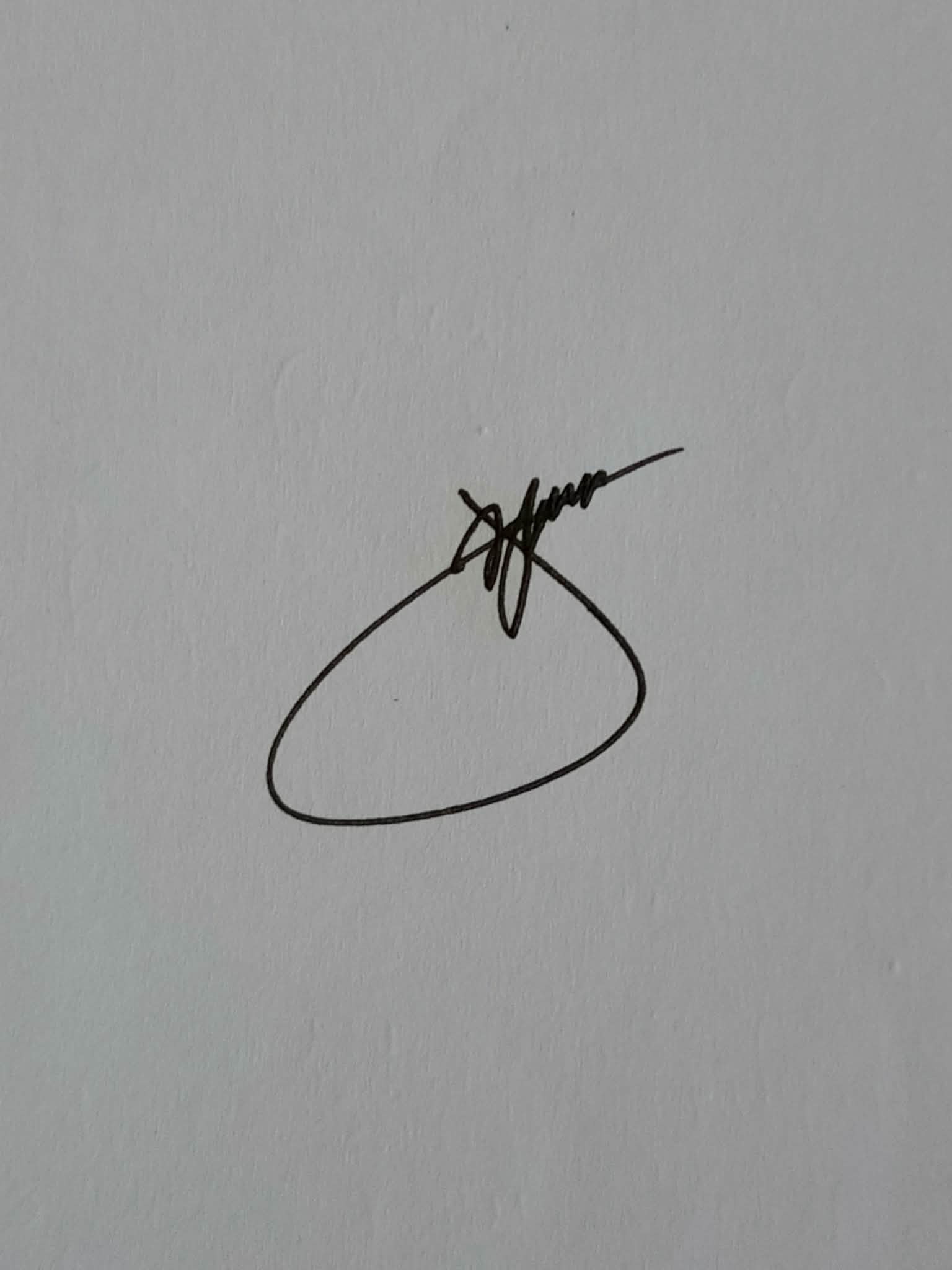 my signature